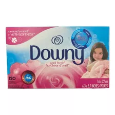 Amaciante Em Folhas P/ Secadoras Downy Sheets April 120 Fls