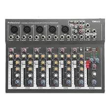 Channel Professional Powered Mixer Power Mixing Live Studio 