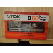 Tdk D60 Cassette Sellado Made In Japan