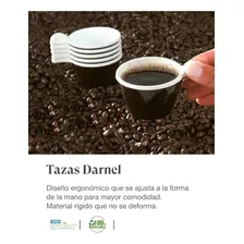 Taza De Lujo Milano Para Cafe Darnel 2 Paq X 50 Unidades