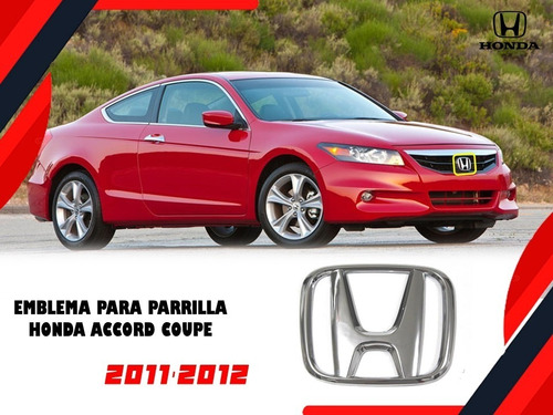 Emblema Para Parrilla Honda Accord Coupe 2011-2012 Foto 3