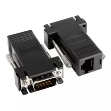 Conector Adaptador Vga Macho X Rj45 P/ Cabo De Rede Kit10pçs