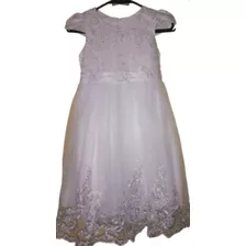 Vestido De Niña. Fiestas,cumpleaños,eventos. Blancos. Nuevos