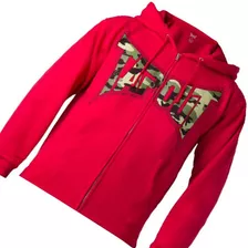 Campera/canguro Tapout Sniper Zipup Rojo-talle M