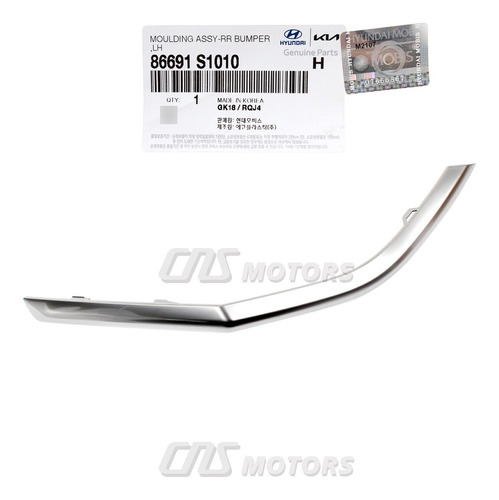 Genuine Hyundai Santa Fe 19-20 For Rear Bumper Mol Ddf Foto 2