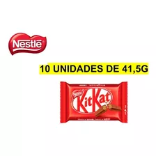 Chocolate Kit-kat Ao Leite- 10 Unidades