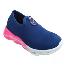 Tênis Infantil Baby Lycra Feminino Conforto Botinho Em1112