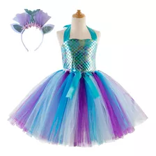 Vestido De Princesa Sirenita Disfraz Para Halloween