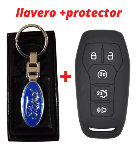 Protector Llave Proximidad + Llavero Ford Mondeo Mustang  Foto 2