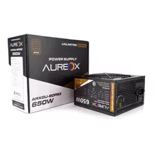 Fuente De Alimentación Para Pc Aureox Unlimited Series Arxgu-80pbz-650w 650w Negra 230v