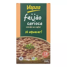 Feijão Carioca Vapza Só Aquecer! Em Caixa Sem Glúten 250 G