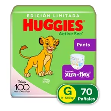 Pants Huggies Active Sec G X70 - U - Unidad a $1246