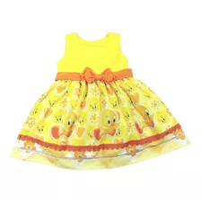  Vestido Piu-piu Temático Festa Infantil