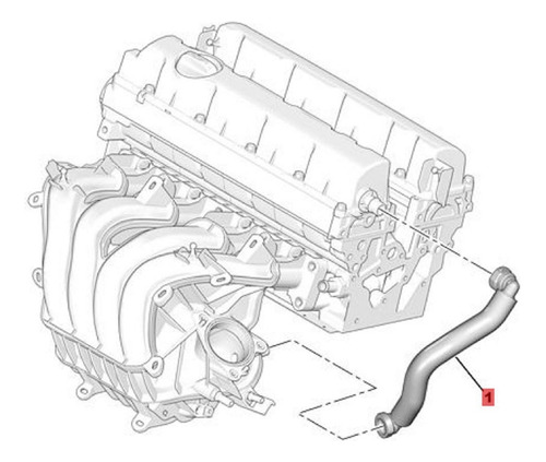 Tubo De Ventilacin De Cigeal Para 307 308 408 408 508 C5 Foto 6