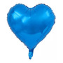 Primera imagen para búsqueda de 10 globos metalizados corazon azul 19 pulgadas