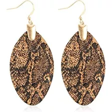 Aretes Geométricos De Corcho Ligeros Y Bohemios, Diseño De