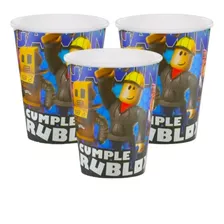 Vasos De Roblox Para Cumpleaños X6