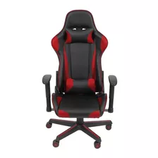 Cadeira De Escritório Jogador Ergonômica Vermelho E Preto Or