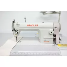 Maquina Costura Reta Yamata P/ Fabricação De Máscaras Em 12x Cor Branco 110v/220v