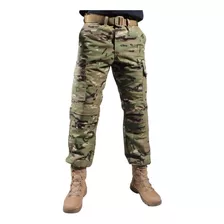 Calça Tática Masculina Bélica Combat Camuflada Multicam