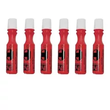 10 Un. Marcador Industrial 60ml 3mm Vermelho - Baden