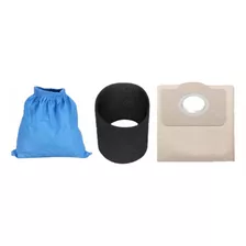 Set Filtros Para Aspiradora Tambor Con Bolsa De Papel Grande