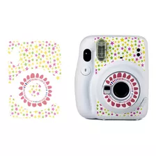 Adesivo Para Mini Câmera Instax 11 Estrelas Fundo Branco