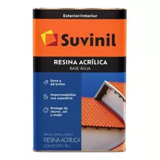 Suvinil Resina Acrílica B. Água Brilhante 18 L Branco