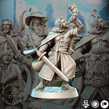 Miniatura Boromir Senhor Dos Anéis Para Rpg, Zombicide, D&d