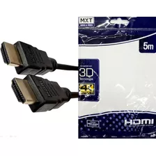 Cabo Hdmi 5 Metros 2.0 4k 3d Tv Led Video Game