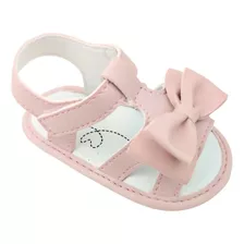 Sandália Clássica Mini Rosa Nude Bebê Conforto Qualidade