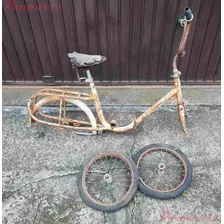 Bicicleta Graziella Dobrável Antiga Aro 16 Tipo Berlineta 