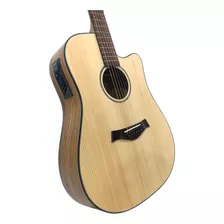 Guitarra Electroacústica Segovia Sgfl-701ce Mate Natural