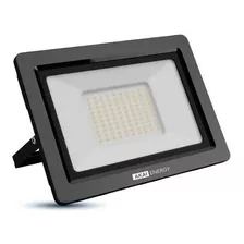 Reflector Montable Proyector Led 100w 6000k Faro Luz Fria Color De La Carcasa Negro Color De La Luz Blanco Frío