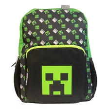 Mochila Juvenil Minecraft Rubber