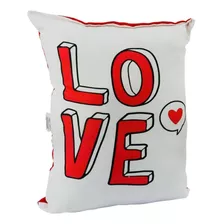 Almofada Love Pequena 22x27cm Retangular