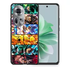 Funda Oppo Reno 11 5g Anime Manga Comics Super Heroes Arte 