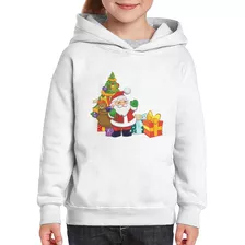 Moletom Infantil Natal Papai Noel Blusa Frio