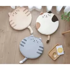 Cojín Almohada Silla Diseño Gato Kawaii Suave Decorativo 