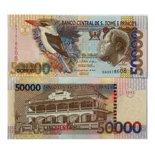 Cédula São Tomé E Principe- 50.000 Dobras - 2010 - Fe