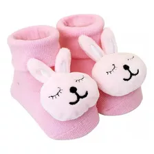 Meia Pantufa Infantil Para Bebê C/ Chocalho-clingo