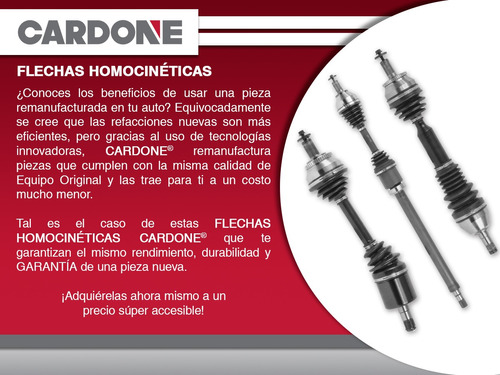 1 Flecha Homocintica Delantera Izq L300 V6 3.0l 03 Reman Foto 6