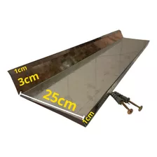 10 Metros Rufo Externo Corte 30cm Chapa Aço Galvanizado