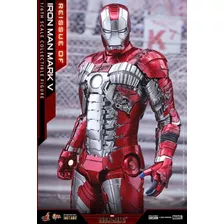 Boneco Hot Toys Iron Man Ii Mark V Diecast Mms400 D18 1:6