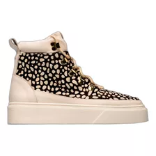 Zapatillas Sneaker Prune Tiber Cuero Con Pelo!!!