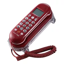 (r) Teléfono Montable En Pared Con Cable Con Base De Cristal