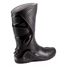 Bota Masculina Motociclista Motoboy Galocha Botina Cano Alto