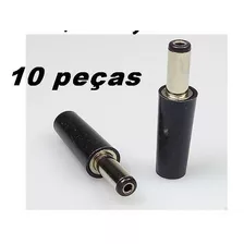 Plug P4 Macho Para Fonte Notebook 5.5mm 1.90mm Kit 10 Pçs