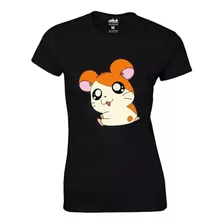 Baby Look Camiseta Feminina Algodão Premium Hamtaro Hamister