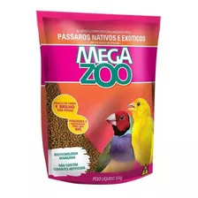Megazoo Para Pássaros Nativos E Exóticos - 350g Sm16